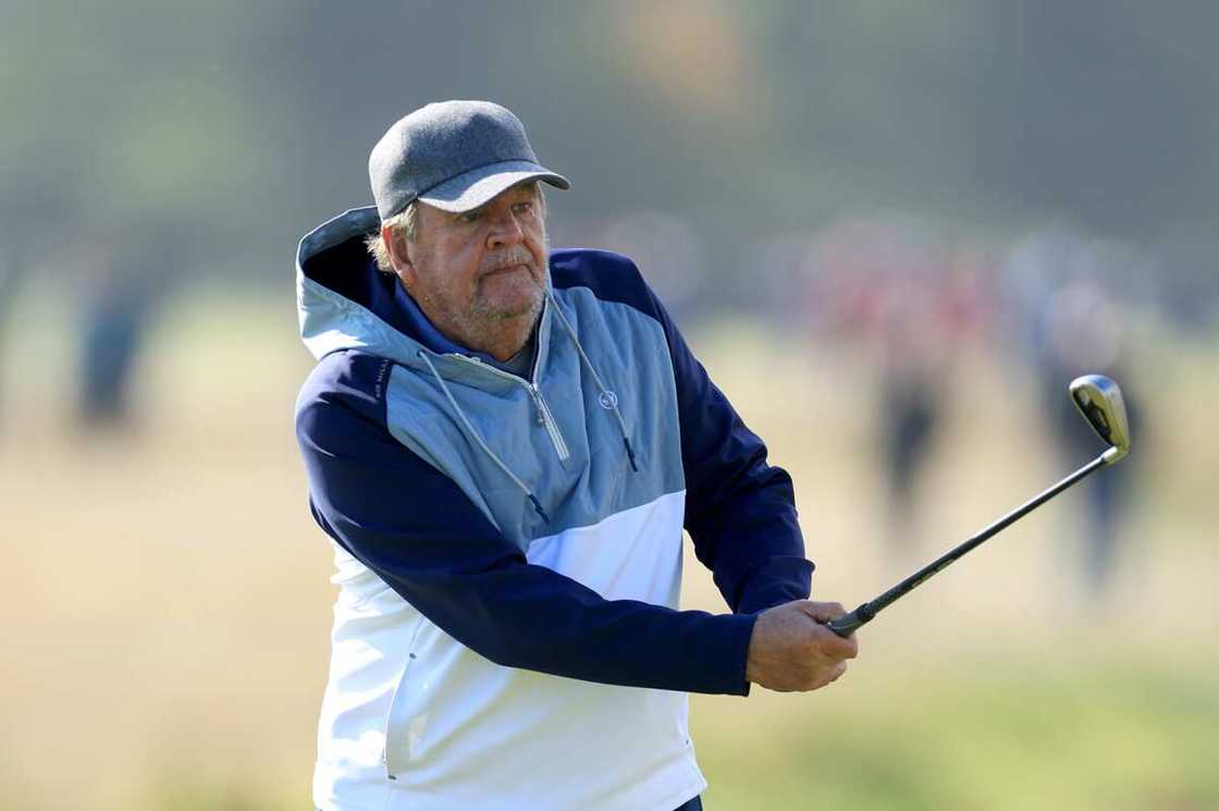 Johann Rupert plays his second shot on the third hole on Day 1 of the Alfred Dunhill Links Championship Johann Rupert plays his second shot on the third hole on Day 1 of the Alfred Dunhill Links Championship