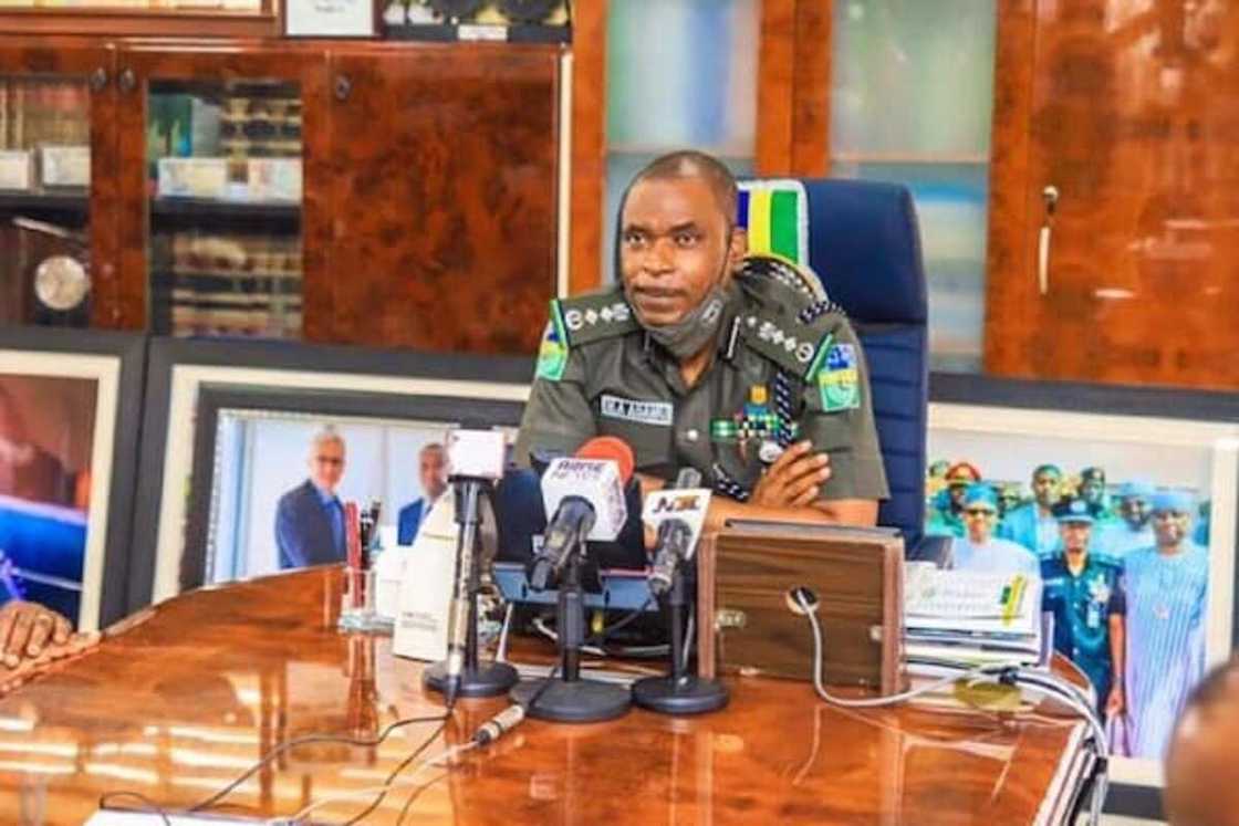 Nigerian police officers Nigerian police officers
