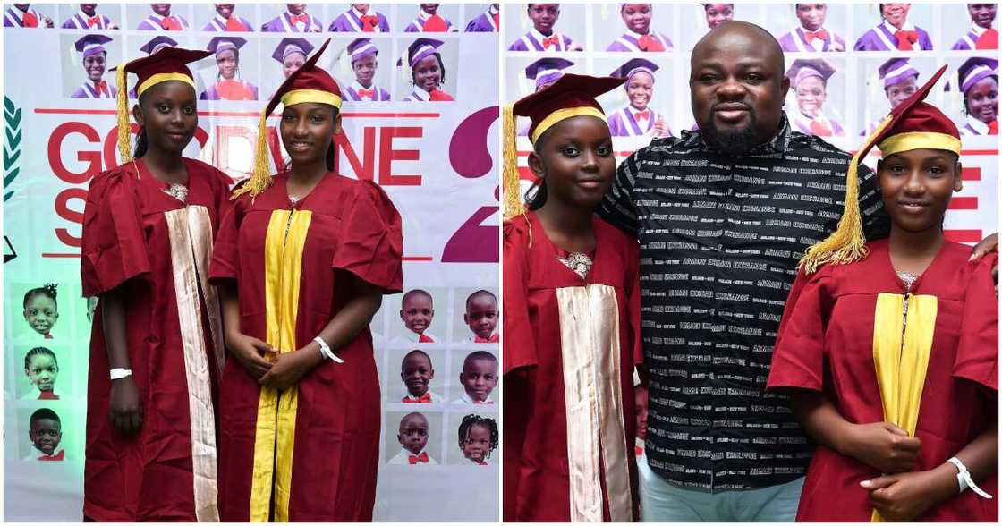 Abiodun Atobatele, Nigerian man, Fulani girls, adopted daughters, 5 years ago, top of their classes