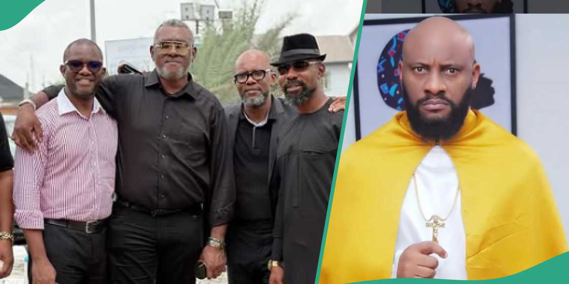 Yul Edochie proudly displays elders brothers Yul Edochie proudly displays elders brothers