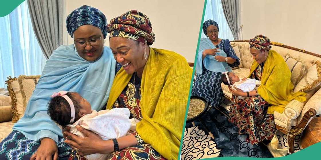 Remi Tinubu and Shettima's wife visit Aisha Buhari