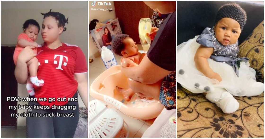 Favour Nwokorie, 3-month-old baby girl, pot belly, mum cries out Favour Nwokorie, 3-month-old baby girl, pot belly, mum cries out