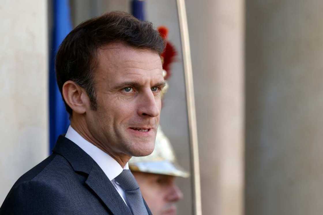 Macron's office kept quiet about the award until a magazine broke the news Macron's office kept quiet about the award until a magazine broke the news