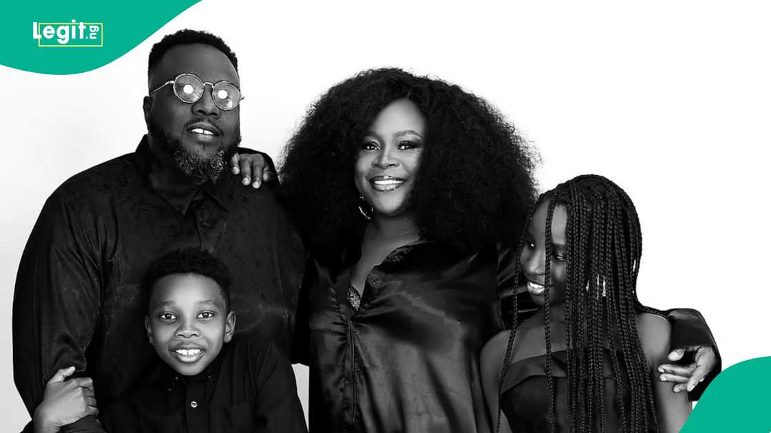 Omawumi celebrates her 10th wedding anniversary.