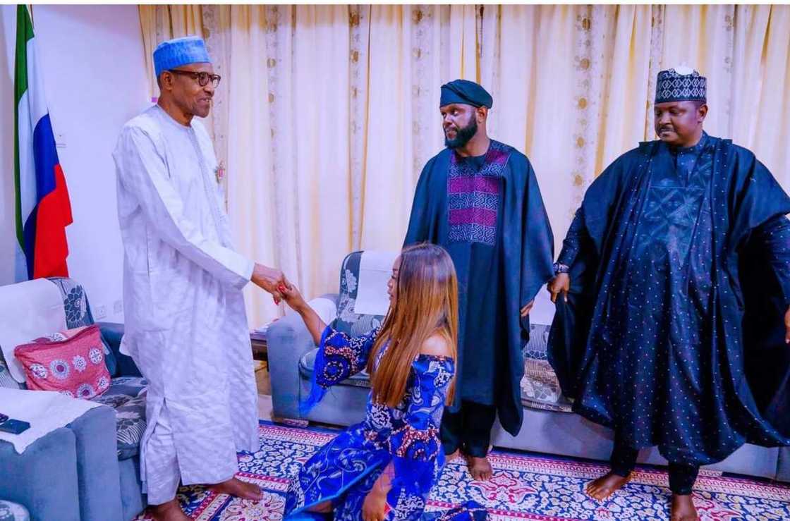 Seyi Tinubu da Buhari Seyi Tinubu da Buhari