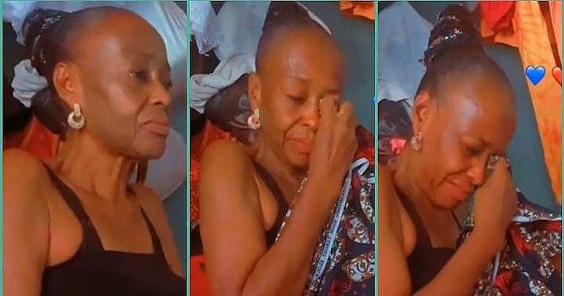 Woman sheds tears of joy as her son gets settled after 7 years of apprenticeship