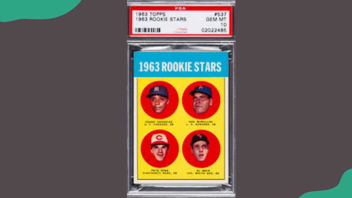 Pete Rose: 1963 Topps PSA GM-MT 10 Pete Rose: 1963 Topps PSA GM-MT 10