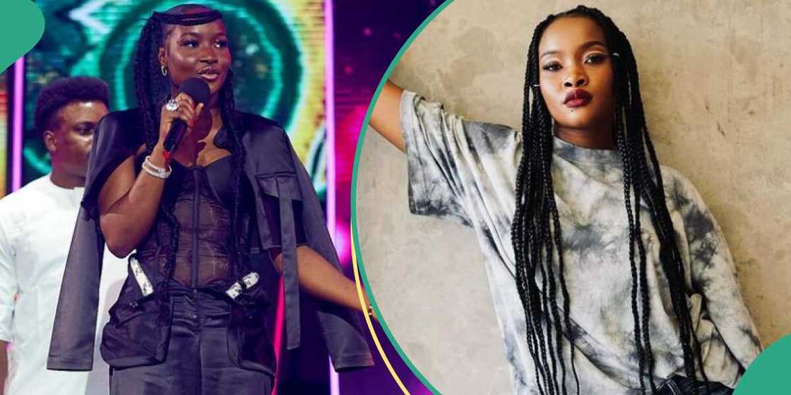 BBNaija All Stars Ilebaye collecting her prize money BBNaija All Stars Ilebaye collecting her prize money