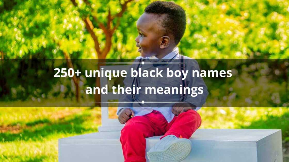 Unique black boy names Unique black boy names