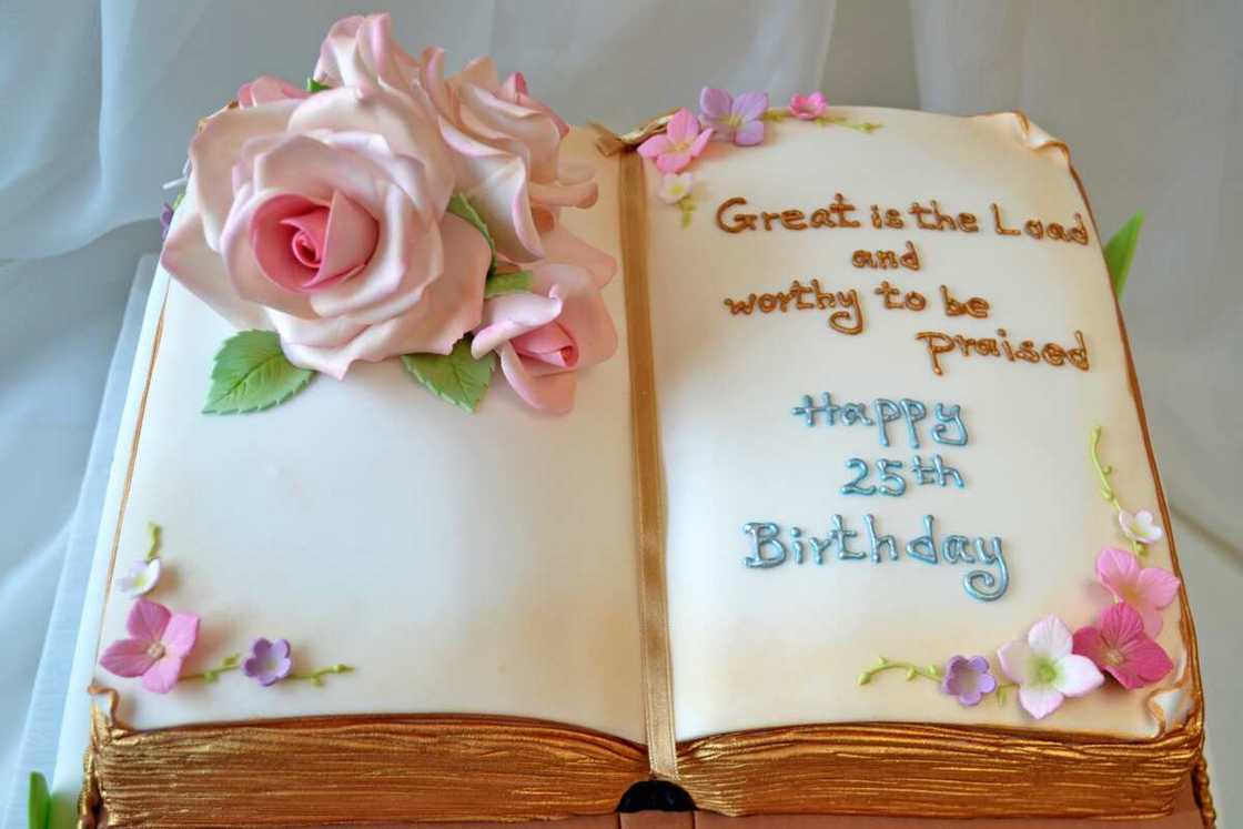 Birthday BIble cake