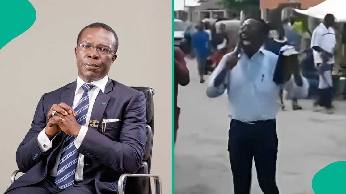 Video of Nigerian billionaire Cosmas Maduka preaching on the streets of Lagos trends Video of Nigerian billionaire Cosmas Maduka preaching on the streets of Lagos trends