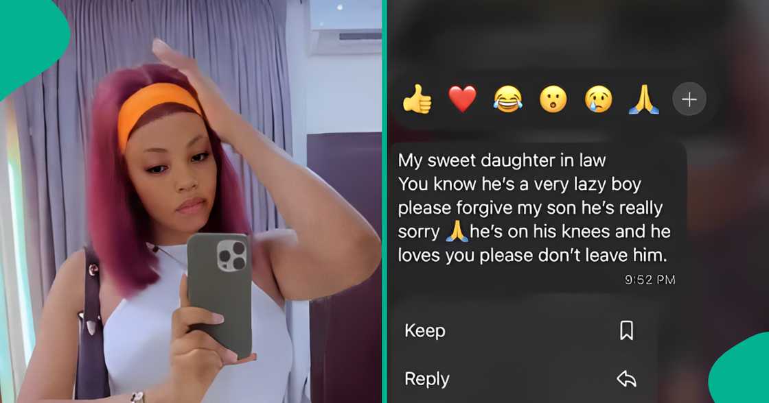 Lady trends after sharing text message she received from her boyfriend's mum's phone after breaking up with him Lady trends after sharing text message she received from her boyfriend's mum's phone after breaking up with him