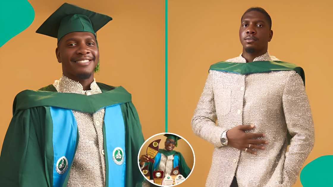 Caleb University graduate emerges top of his department, wins 7 awards Caleb University graduate emerges top of his department, wins 7 awards