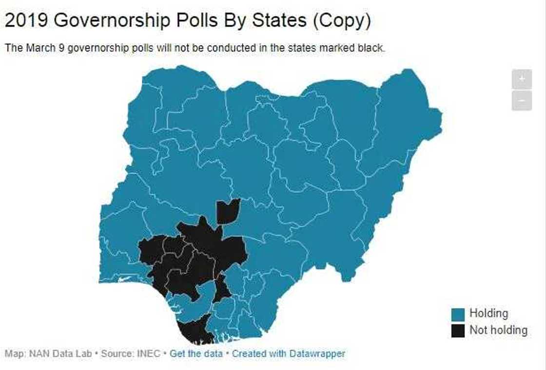 2019 guber elections: List of states taken over, retained, lost by APC, PDP so far 2019 guber elections: List of states taken over, retained, lost by APC, PDP so far