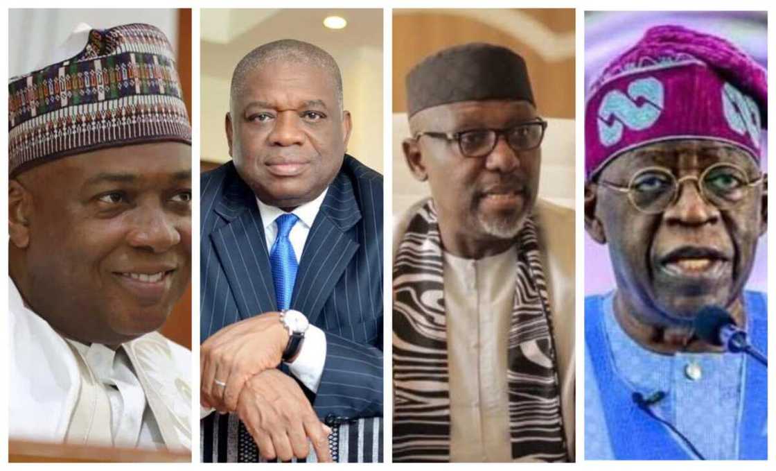 Tinubu, Saraki, Okorocha da Kalu Tinubu, Saraki, Okorocha da Kalu