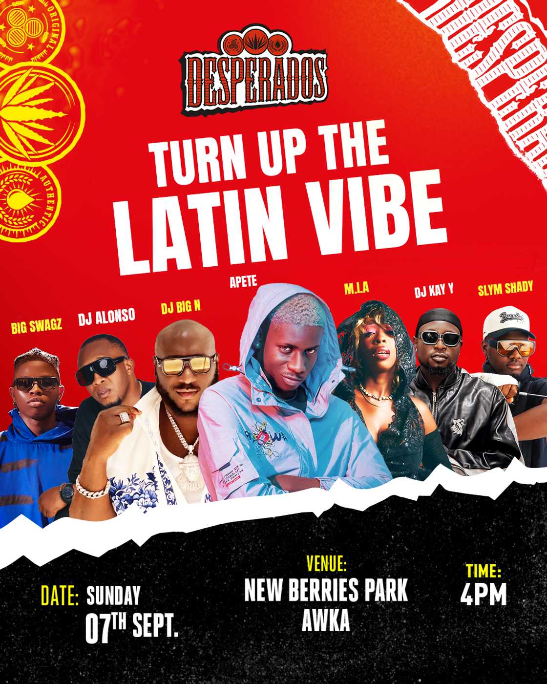 Desperados is Shaking Up Awka Like Never Before This September with the Latin Vibe Party