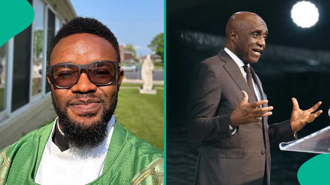 Father Kelvin Ugwu says contrary to David Ibiyomie's sermon, Jesus did not care about people's financial status. Father Kelvin Ugwu says contrary to David Ibiyomie's sermon, Jesus did not care about people's financial status.