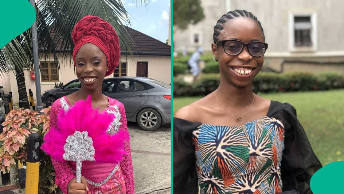 Lady shares how she graduated with first class. Lady shares how she graduated with first class.