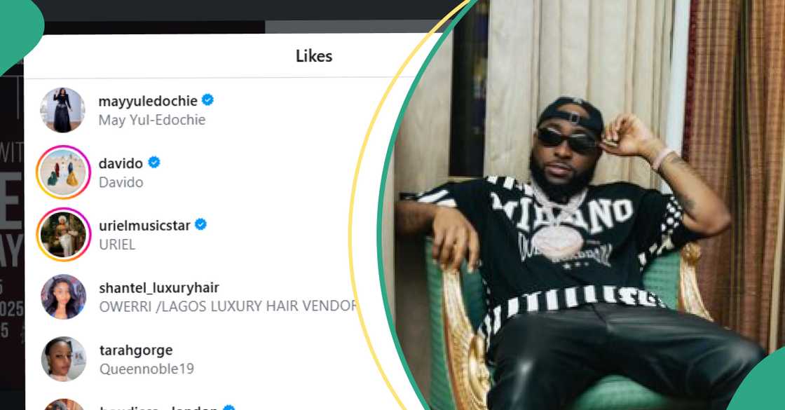 Davido responds moments after Annie Idibia drops veiled message about 2Baba