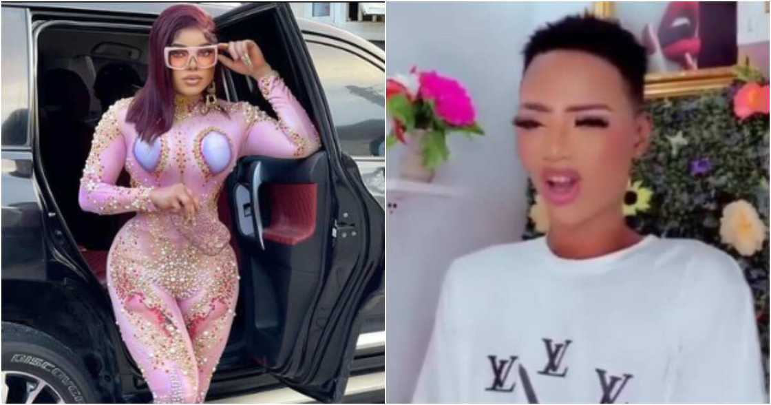 Bobrisky and his protege Bobrisky and his protege