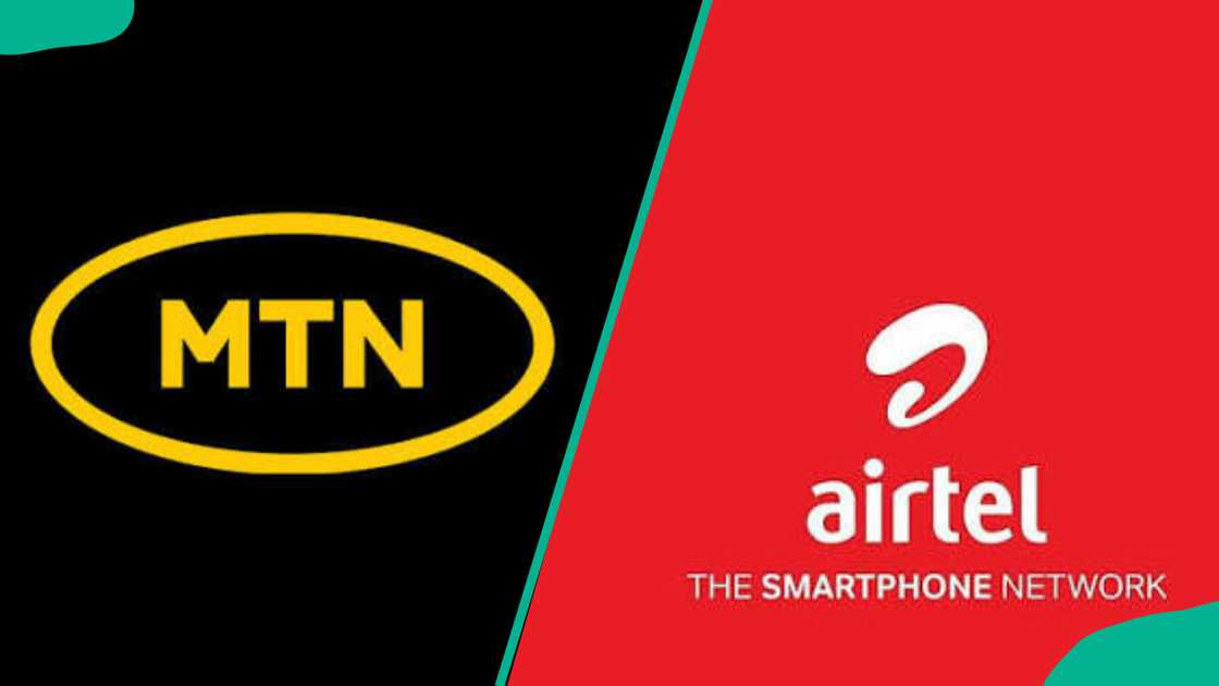 The MTN and Airtel Nigeria logos