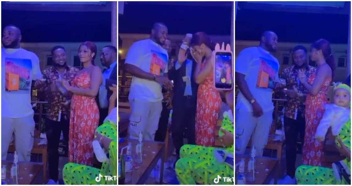 Marriage proposal, video of man proposing to lady, Nigerian man refuses to kneel, proposal videos, Nigeria proposal videos