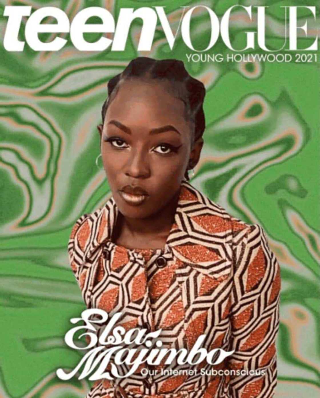 Elsa Majimbo thrilled after featuring on Teen Vogue magazine cover Elsa Majimbo thrilled after featuring on Teen Vogue magazine cover