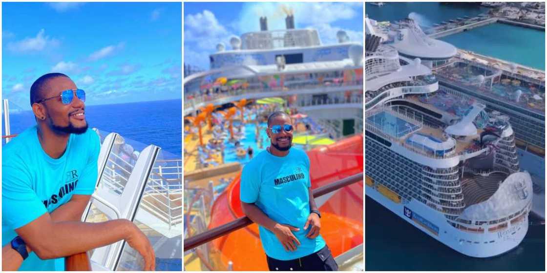 Alexx Ekubo, Easter, world's largest cruise ship, actor Alexx Ekubo, Easter, world's largest cruise ship, actor