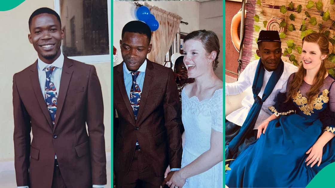 A man who married oyinbo woman says their wedding cost less than N300k. A man who married oyinbo woman says their wedding cost less than N300k.