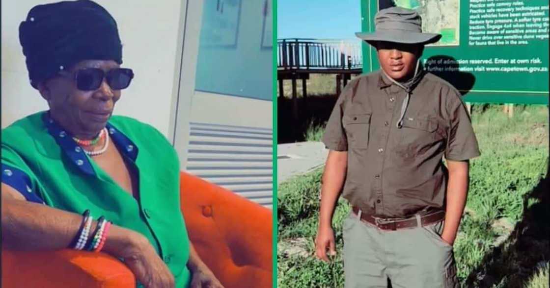 A man shared a TikTok video taking his grandmother to a visual doctor with his first salary. A man shared a TikTok video taking his grandmother to a visual doctor with his first salary.