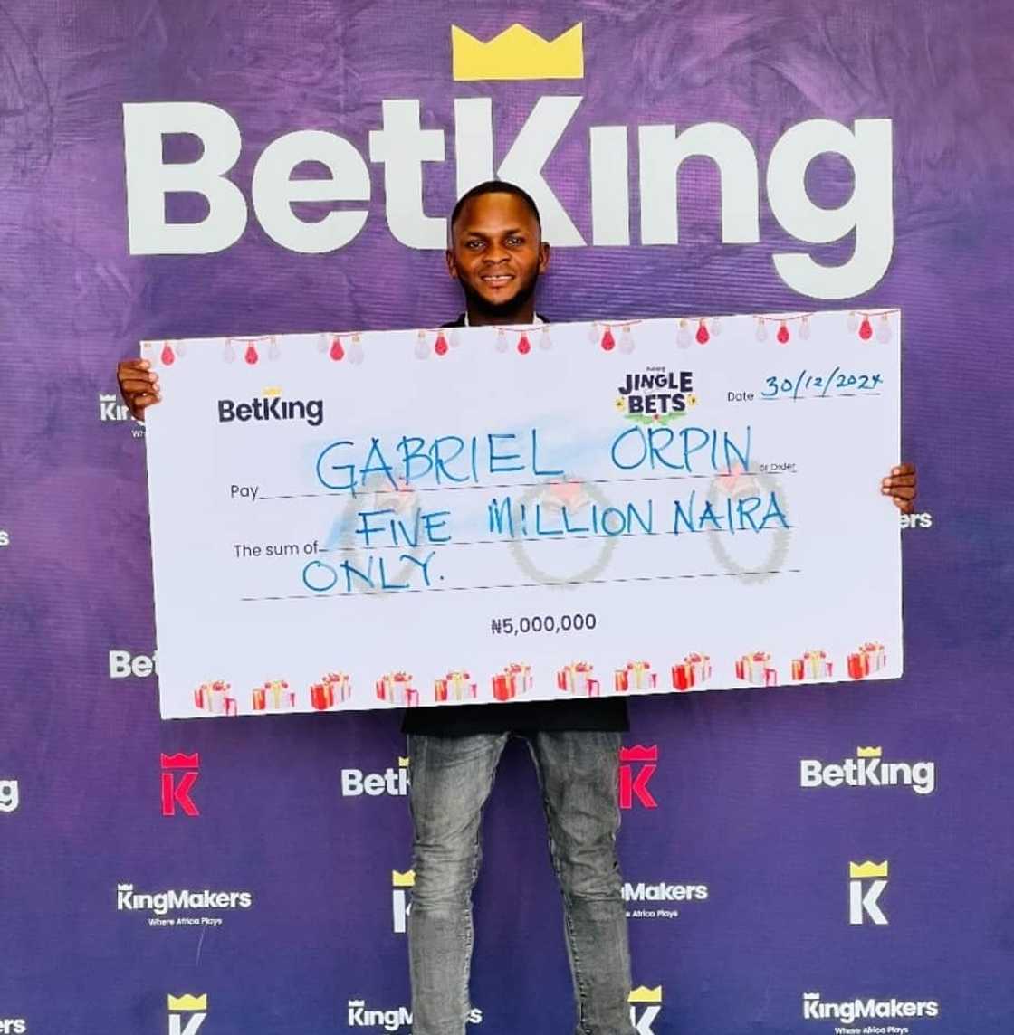 Benue farmer wins N5m BetKing jackpot, plans big dreams