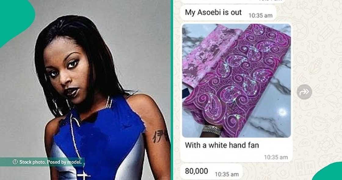 Lady gives epic reply to bride-to-be over N80k asoebi material Lady gives epic reply to bride-to-be over N80k asoebi material