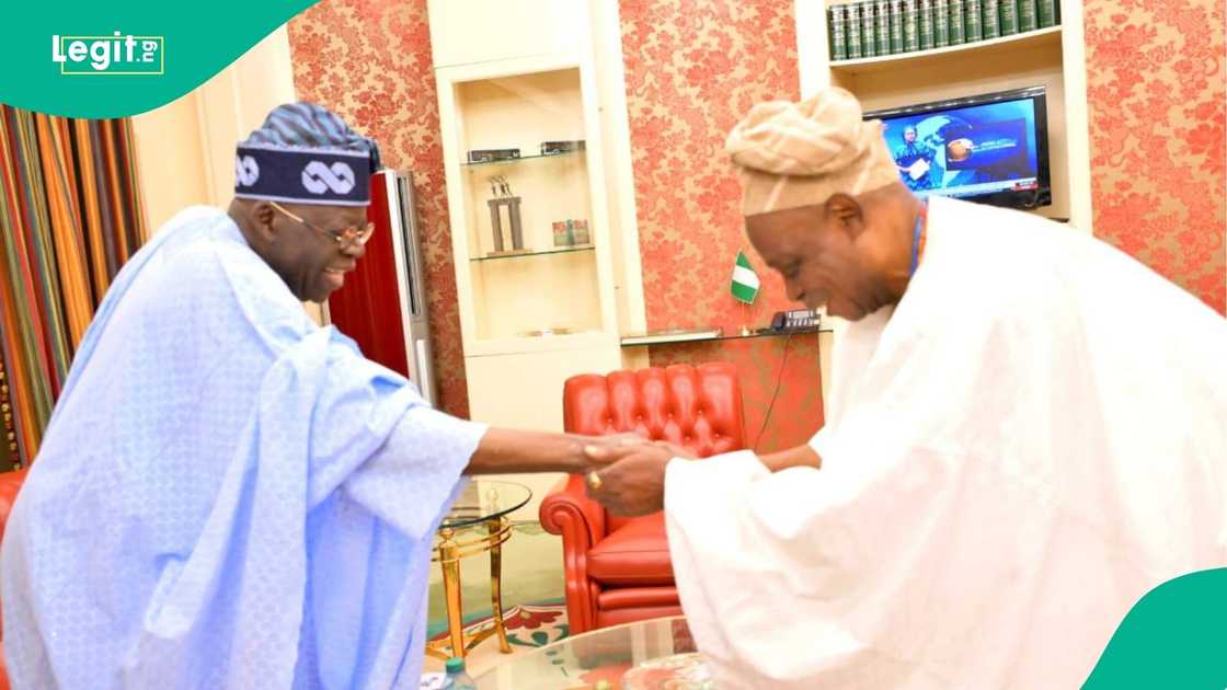 President Bola Tinubu has hosted the Olubadan of Ibadanland, Oba Rashidi Ladoja, at the presidential villa in Abuja on Friday, January 23.