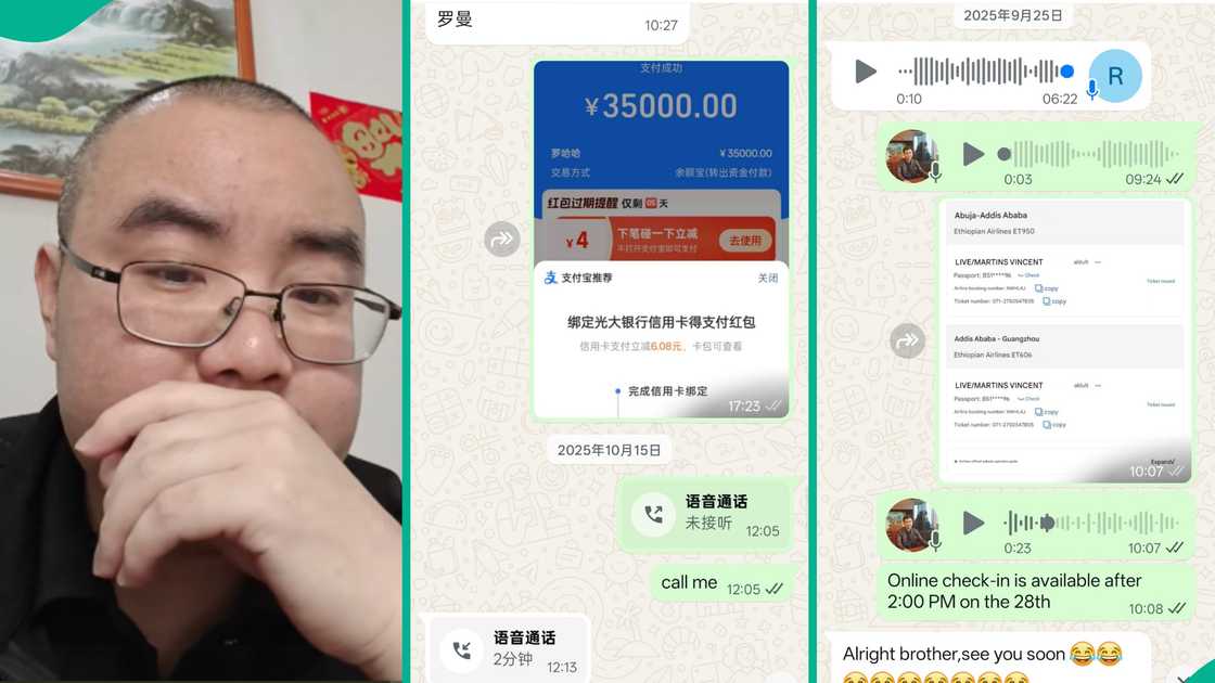Chinese businessman faults VeryDarkMan's video, releases chats and mentions amount spent on him Chinese businessman faults VeryDarkMan's video, releases chats and mentions amount spent on him