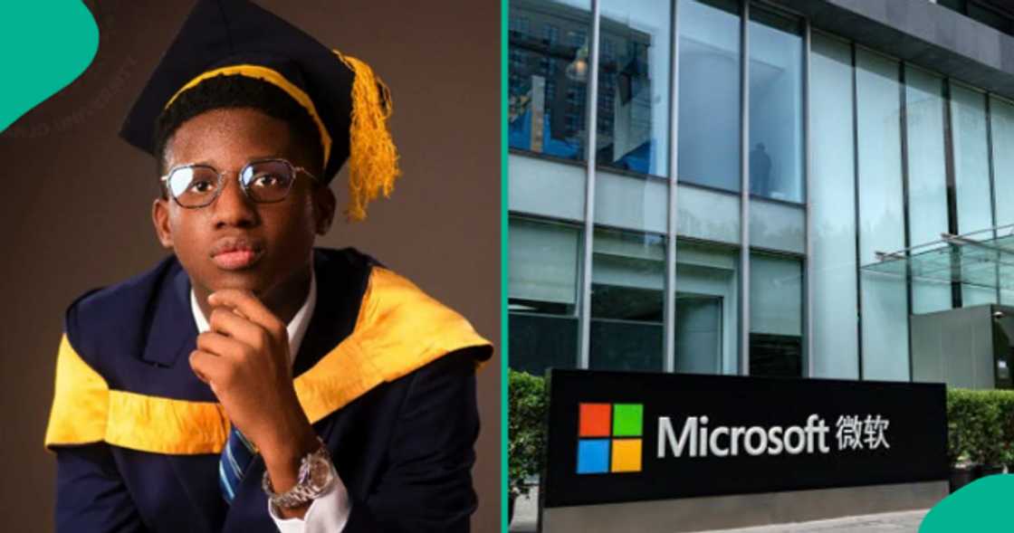 Conversation between OOU best graduating student and Microsoft.