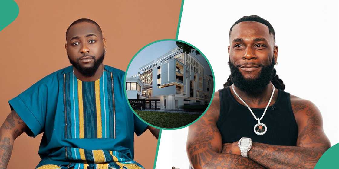 Davido's Banana Island house, Burna Boy Davido's Banana Island house, Burna Boy