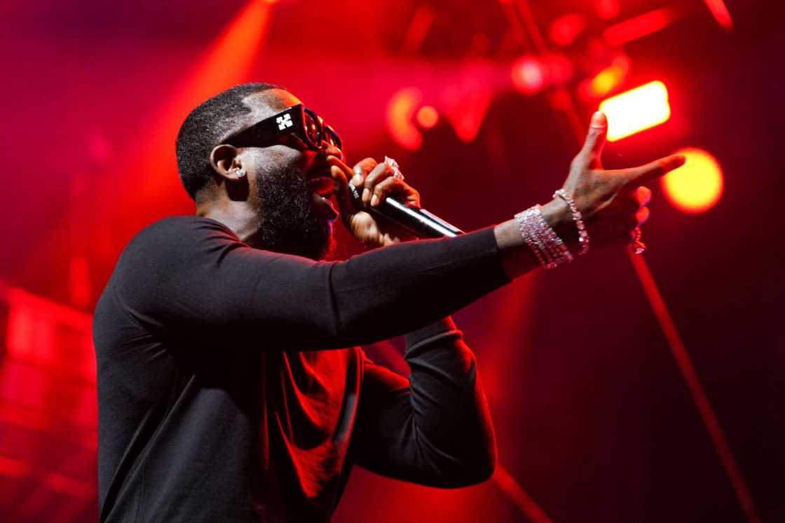 Gucci Mane performs onstage in New Orleans, Louisiana Gucci Mane performs onstage in New Orleans, Louisiana