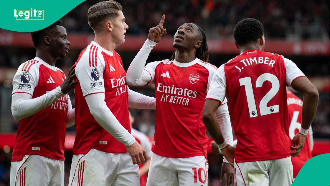 Bukayo Saka, Viktor Gyokeres, Eberechi Eze, Jurrien Timber, Arsenal, Crystal Palace, Emirates Stadium, London, England, Premier League.