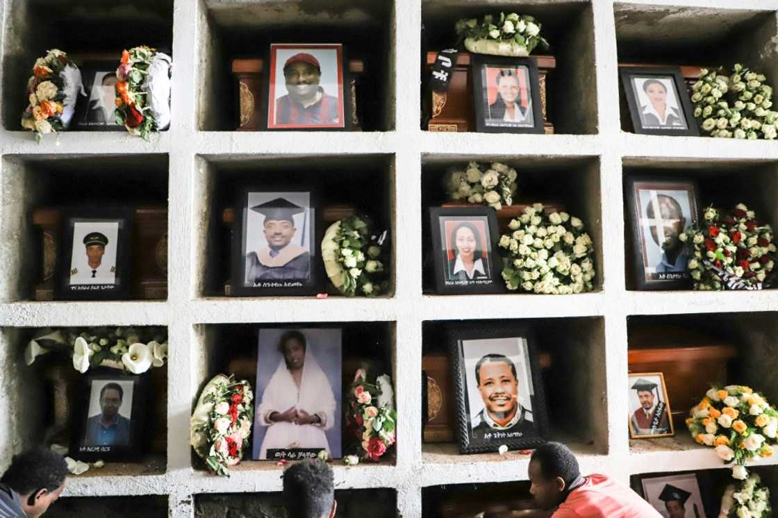Justice is being sought by relatives of the victims in the crash of an Ethiopian Airlines flight in 2019 that killed 157 people Justice is being sought by relatives of the victims in the crash of an Ethiopian Airlines flight in 2019 that killed 157 people