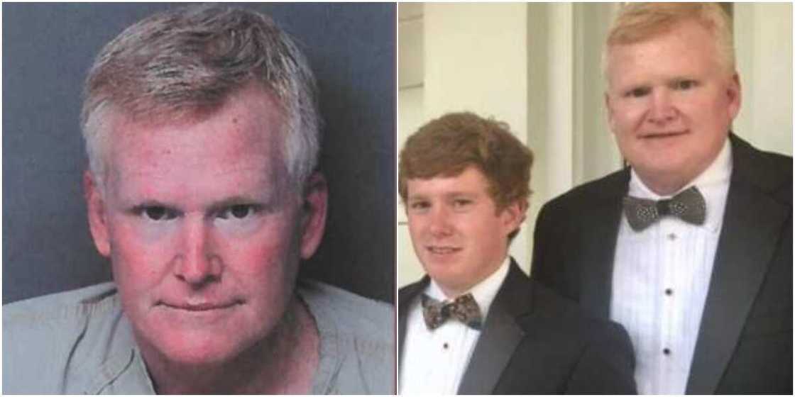 Alex Murdaugh and his son Alex Murdaugh and his son