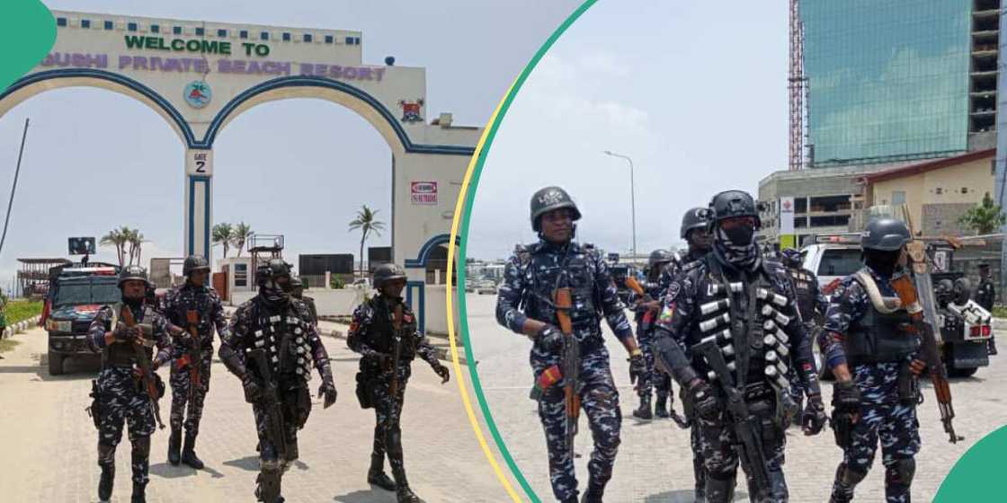 Police patrol after protests over Mohbad's death Police patrol after protests over Mohbad's death