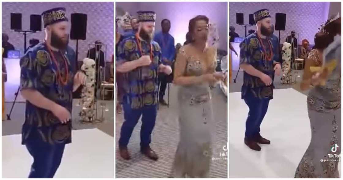 Oyinbo man marries Nigerian lady,Oyinbo groom weds Igbo bride, march-past Oyinbo man marries Nigerian lady,Oyinbo groom weds Igbo bride, march-past