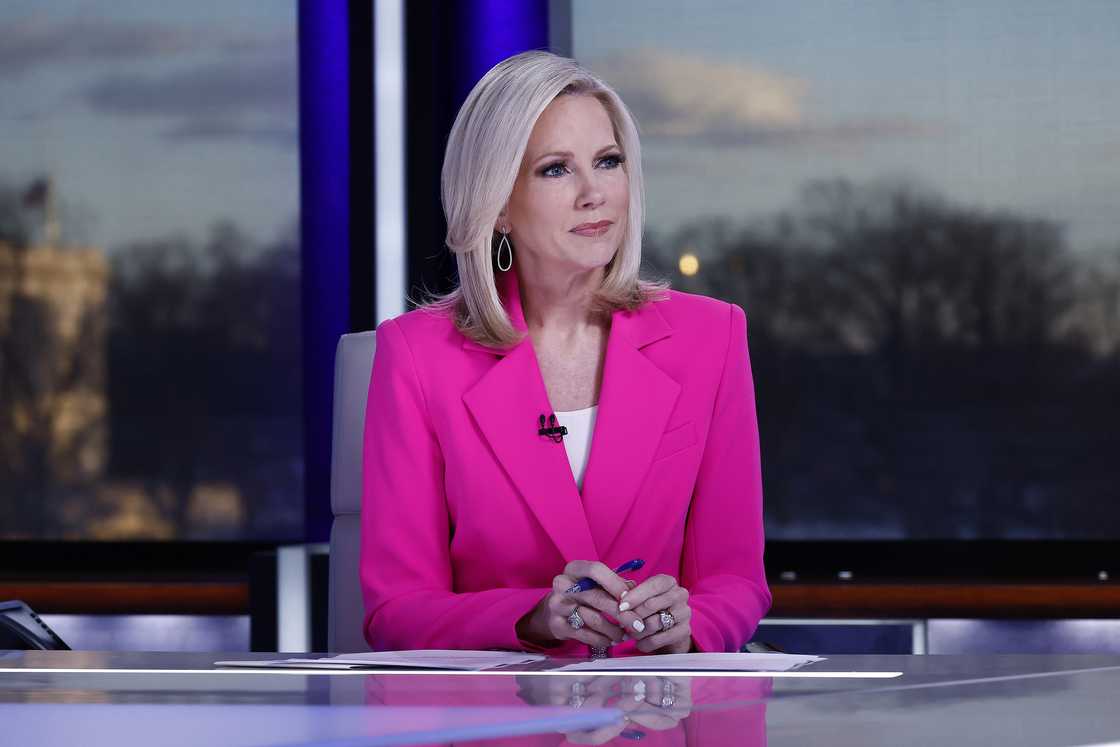 Anchor Shannon Bream on the set of "Fox News Sunday" at FOX News D.C. Bureau in Washington, DC