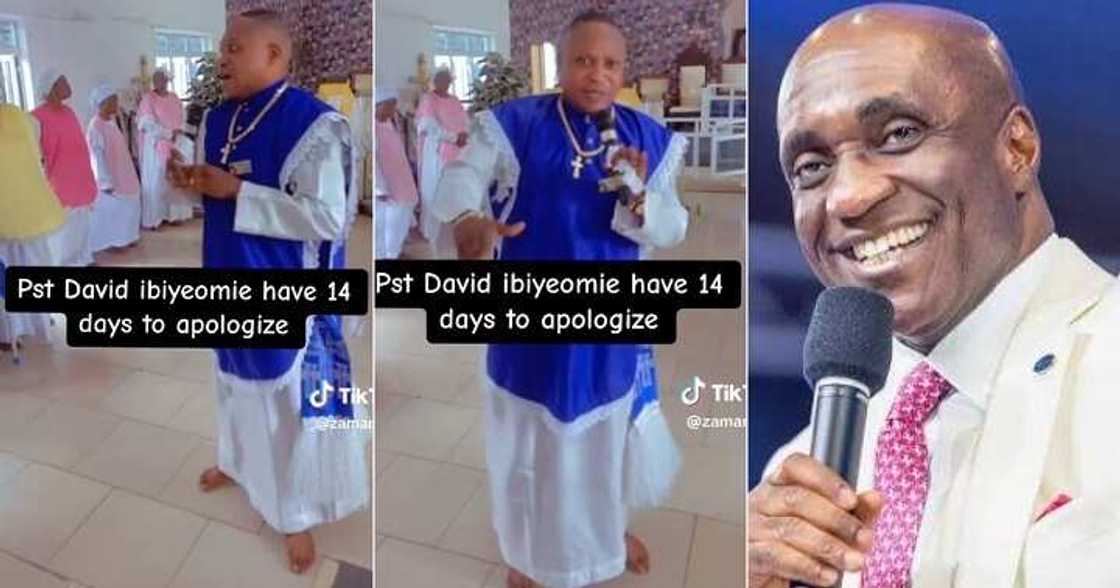 Celestial prophet gives pastor David Ibiyeomie 14 days to apologise Celestial prophet gives pastor David Ibiyeomie 14 days to apologise
