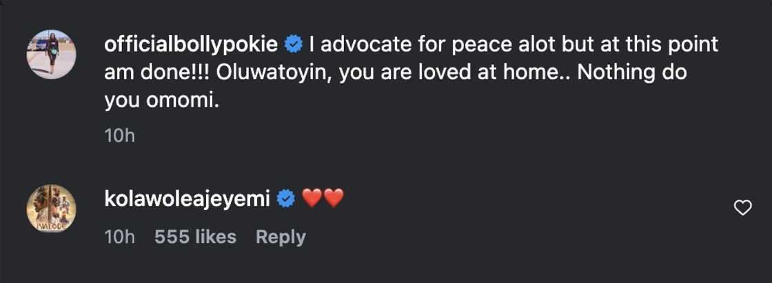 Kolawole Ajeyemi quietly backs Toyin Abraham after viral video of her encounter with Funke Akindele at Lagos event