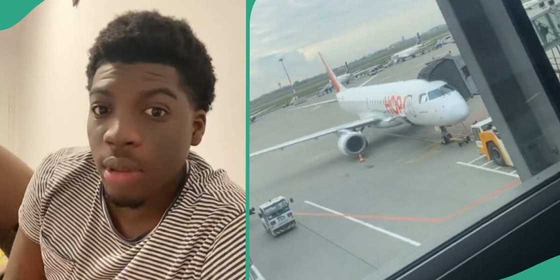 Young man leaves the country after taking WAEC and JAMB examinations Young man leaves the country after taking WAEC and JAMB examinations