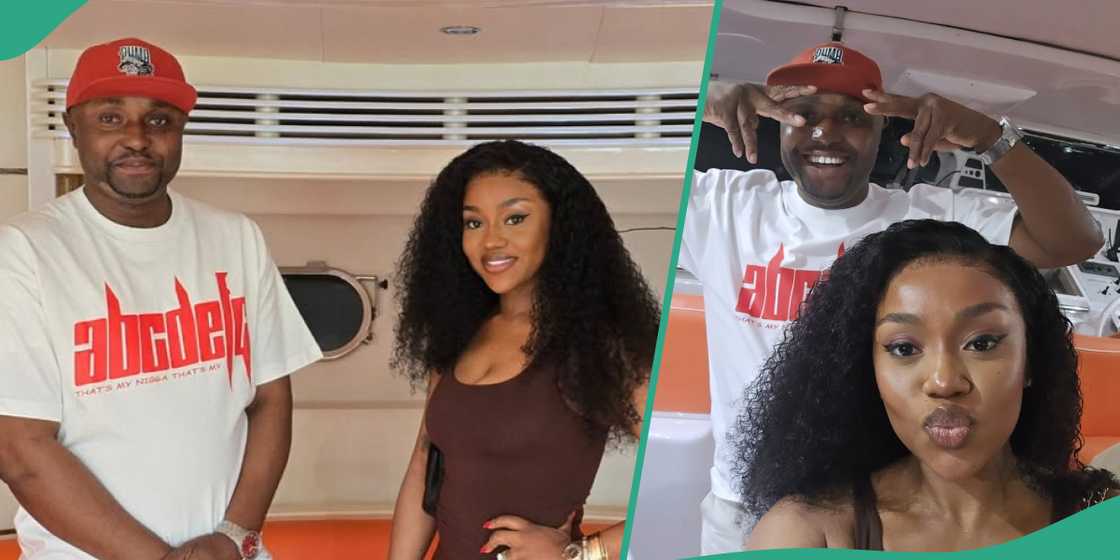 Israel DMW, aide to Nigerian singer Davido, relishes recent boat cruise with the music star, his wife Chioma, and other members of his record label.