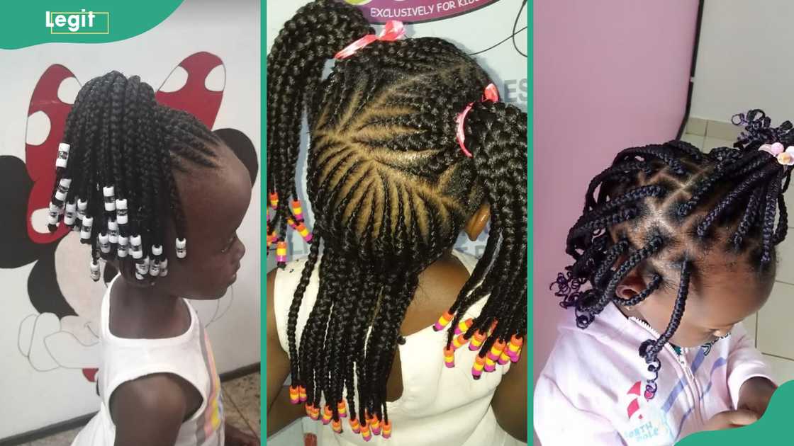 Little bride hairstyles in Nigeria