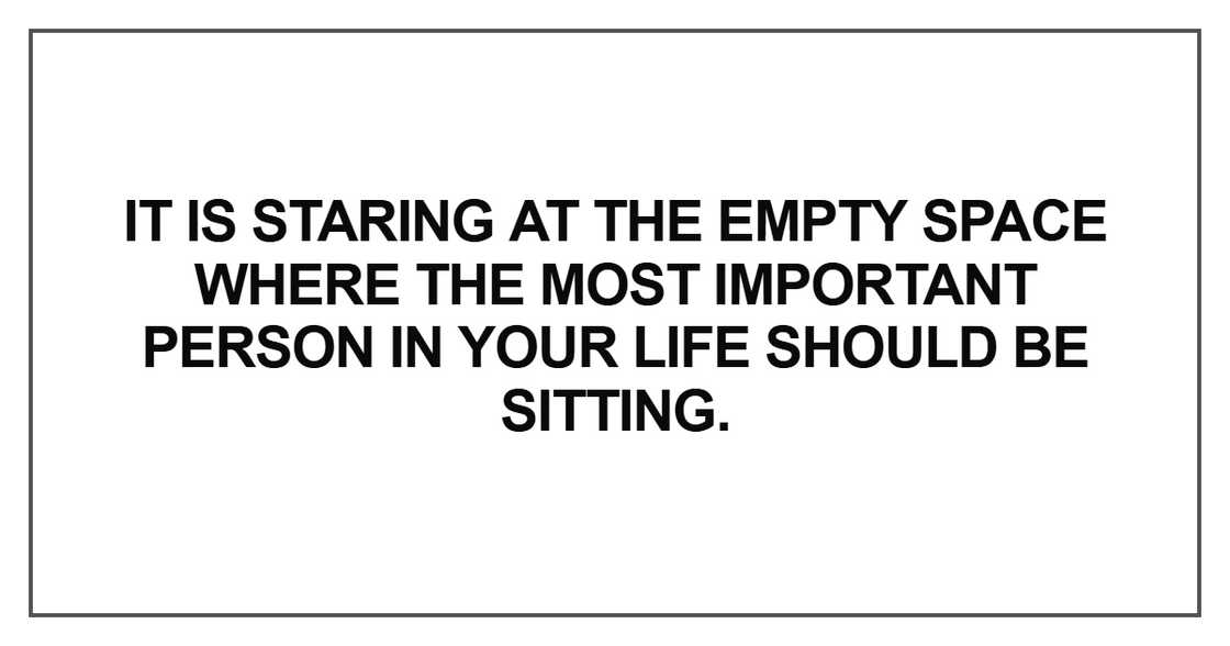 It is staring at the empty space