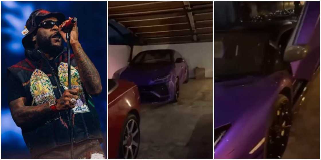 Burna Boy and his cars